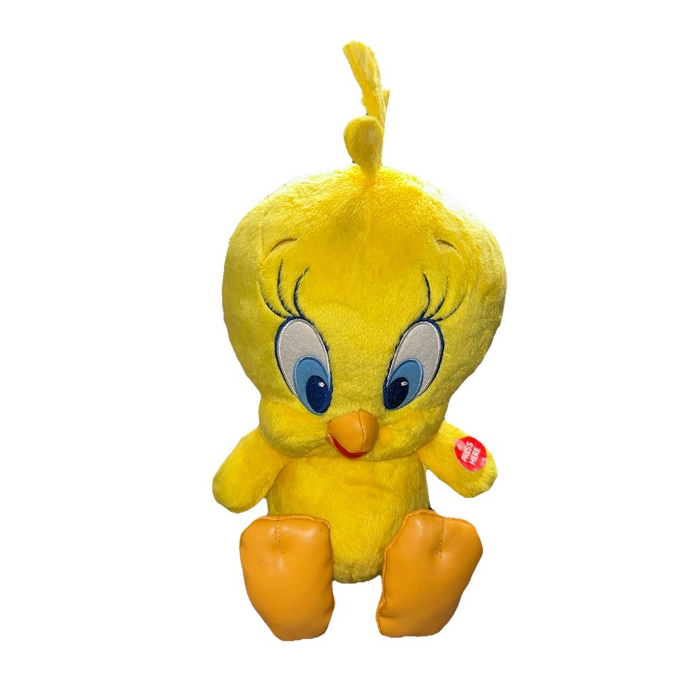 Looney Tunes Tweety Bird Talking Plush 13" 80th Anniv Tested - Picture 6 of 6